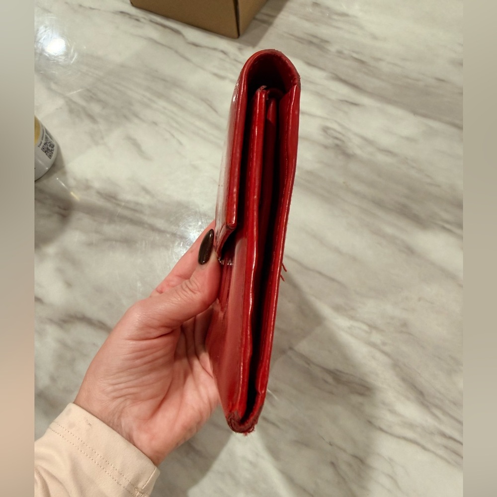 Prada Vibrant Red Leather wallet - Picture 4 of 13